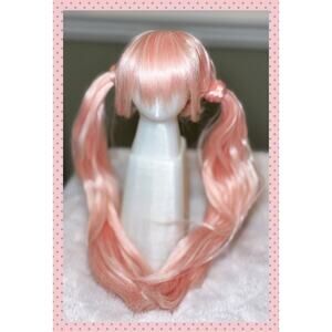1/3 BJD Balljointed Doll Super Dollfie Dream SD DD Pullip Pink Pigtails Wig 9"